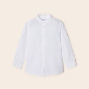 Size 8 Boys Mayoral Classic White Kids Button Down Shirt